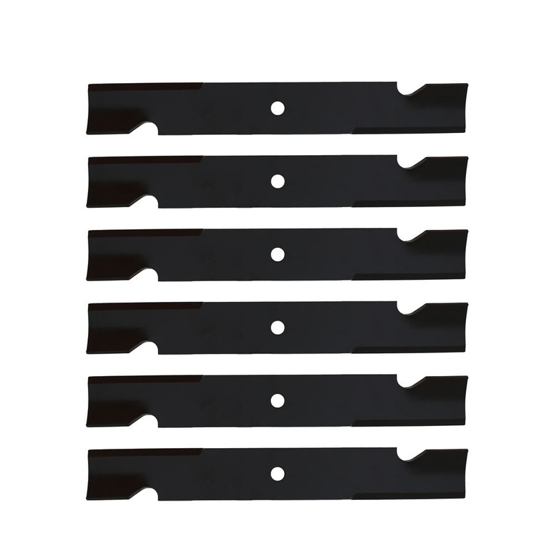112111-02 Six Notched High Lift Blade Fits Ariens, Fits Bobcat, Fits Exmark