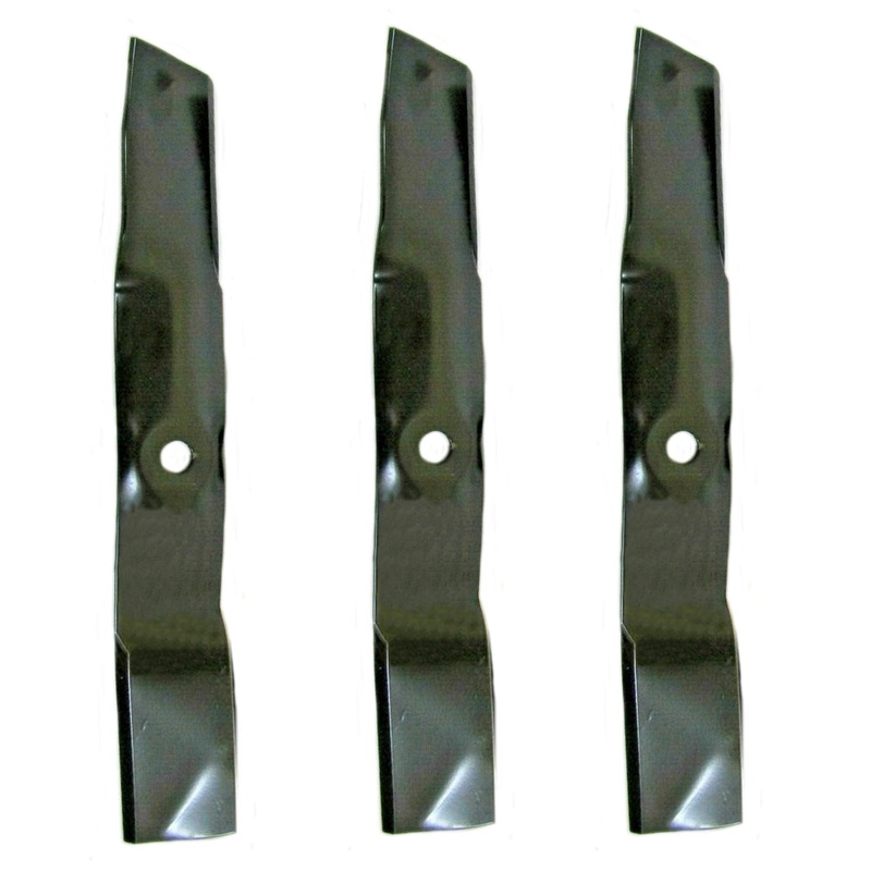 Set of 3 Blades 54" Deck Fits John Deere Z455 Z925A Zero Turn GX345 X500 Riding