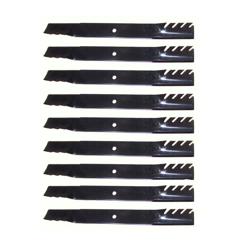 Set of 9 Toothed Mulching Blades for Scag Fits Ferris Fits Toro 72" Deck 481709