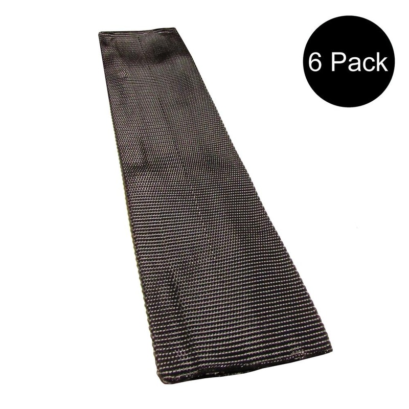 Six (6x) 12" Sliding Sleeve Webbing Web Protector for 2" Ratchet Tie Down Strap