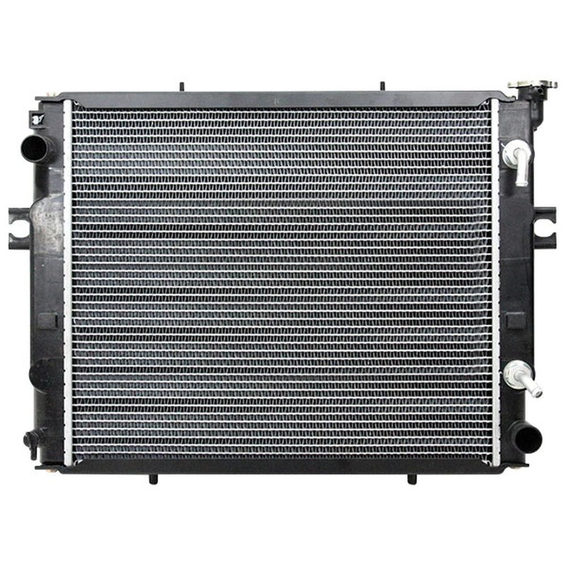 246329 Forklift Radiator  Fits Toyota - 20 5/8 x 17 5/8 x 1 7/8 Square Wave Core