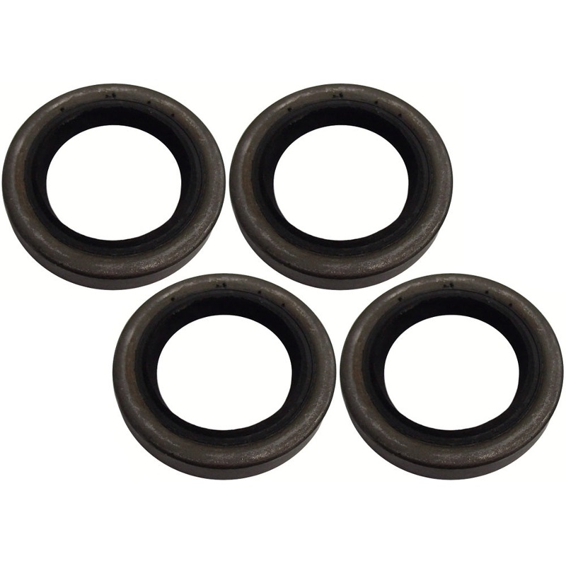 (Pack of 4) Double Lip Grease Seal 1.719" x 2.565" for Dexter 10-19, 010-019-00