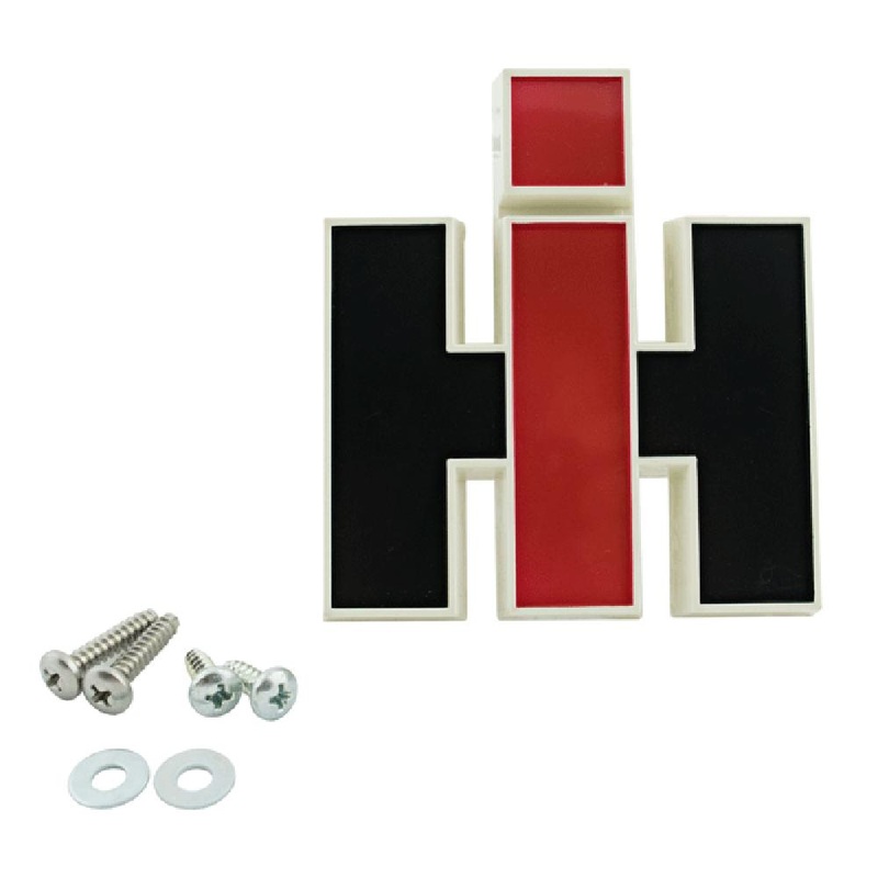 IHS837 Plastic IH Emblem (for front or for cab) Fits International