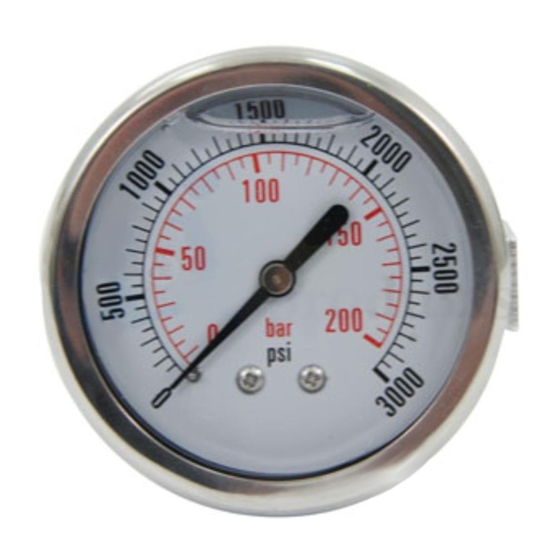 857072 3000 PSI Belt Tension Gauge Fits New Holland BR 600 Series Round Baler