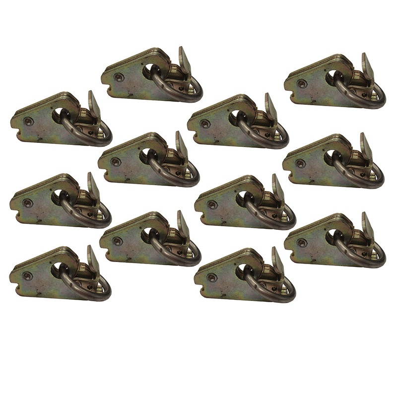12x E Track Fitting O Ring Enclosed Trailer Van ATV Quad Motorcycle Tie Down