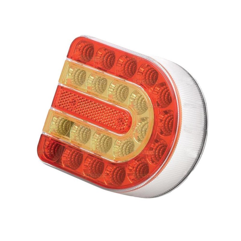 S.153699 Connix LED Magnetic Light Replacement - 12 LED Red/Amber RH