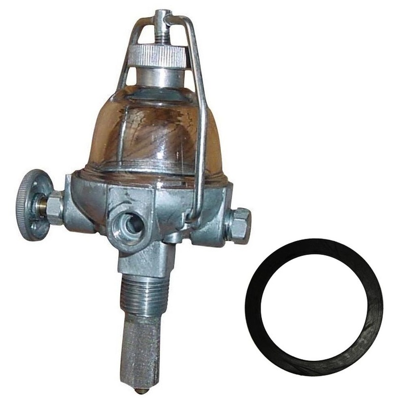 180141M91 Sediment Bowl Assembly with Cork Gasket Fits Massey Harris 50 (Gas)
