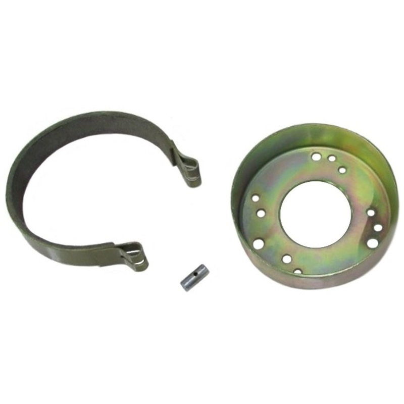 4 1/2" Brake Band & Drum for Go Kart ATV Mini Bike Cart 4.5 inch 3 Bolt Patterns