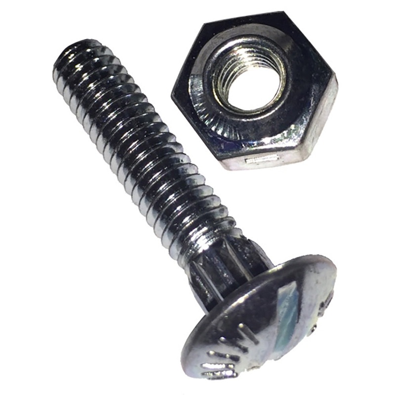 25 Pack Sickle Knife Mounting Bolt And Nut 1" With Nut Fits IH Fits New Holland