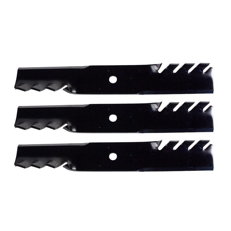 Three (3) Mulching Blades Fits Gravely 48" Fits Bobcat Fits Toro Fits Ferris