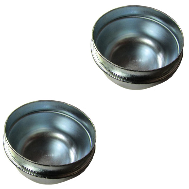 (2) 1.98" EZ Lube Rubber Plug Dust Cap Grease Cover Dexter Trailer Axle Hub