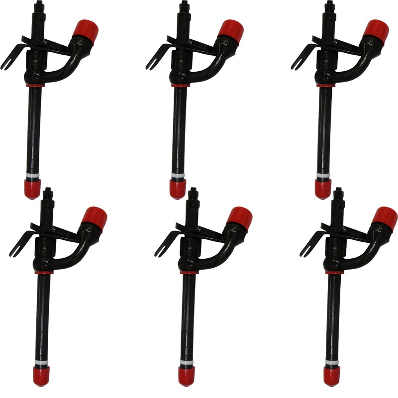6pc Fuel Injector For Diesel Motor To Fits John Deere RE48786 SE500826 SE500827
