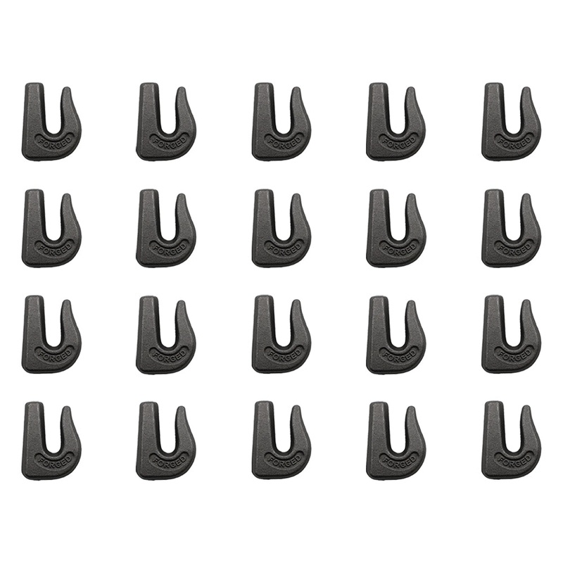 20 Weld On Grab Chain Hooks 3/8" G70 Wll 6,600 Bucket Trailer Rigging 0900104
