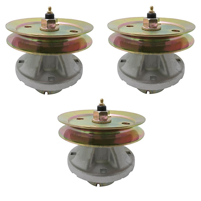(3) AM121342 Spindle Assemblies Fits John Deere F620 F680 F687 48" 54" Decks