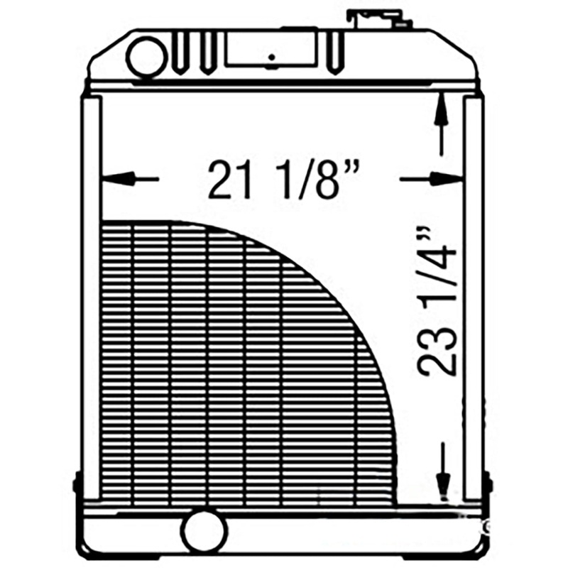 RADIATOR Fits John Deere 410B,410C,410D,415B,510B,510C,510D