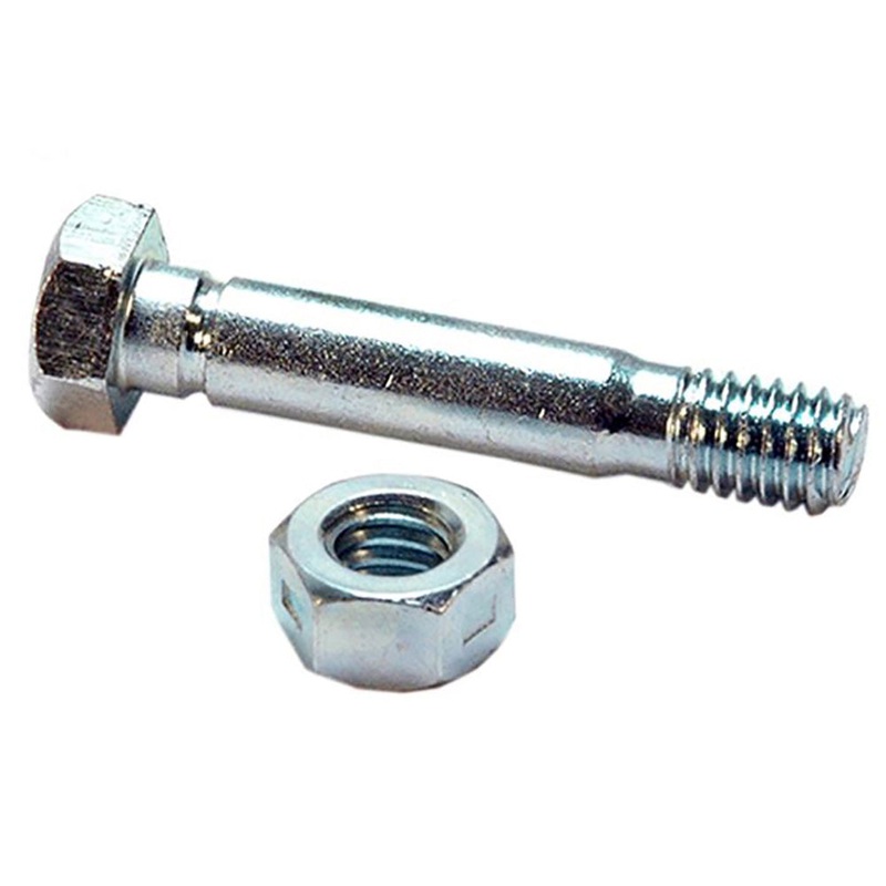 Set of (20) 1-3/4" x 5/16" Shear Pin w/Nut Fits MTD with Auger Drive Snowblowers
