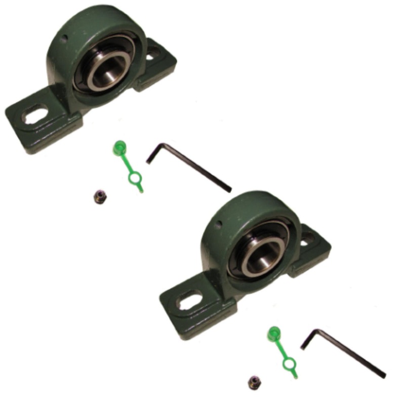 1" inch Pillow Block Bearing UCP205-16 (2pcs) Solid Base - High Quality