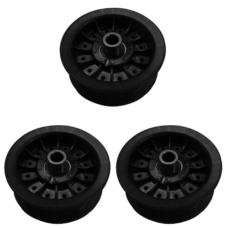 (3) Idler Pulleys for MTD 956-0981 Troy Bilt 756-04224 Fits Cub Cadet 756-0981 M