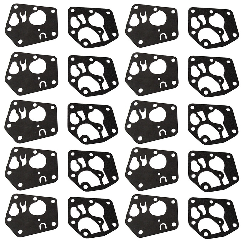 10pcs Carburetor Diaphragm Gasket Kit Fits Briggs and Stratton 495770 795083 508