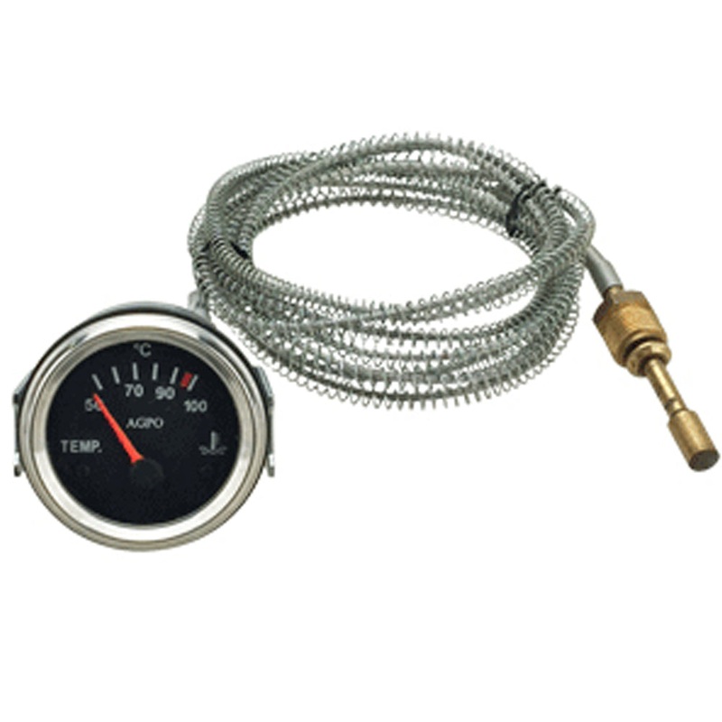 B3834 New Aftermarket Manual Temp Gauge - Fits John Deere - AL24293