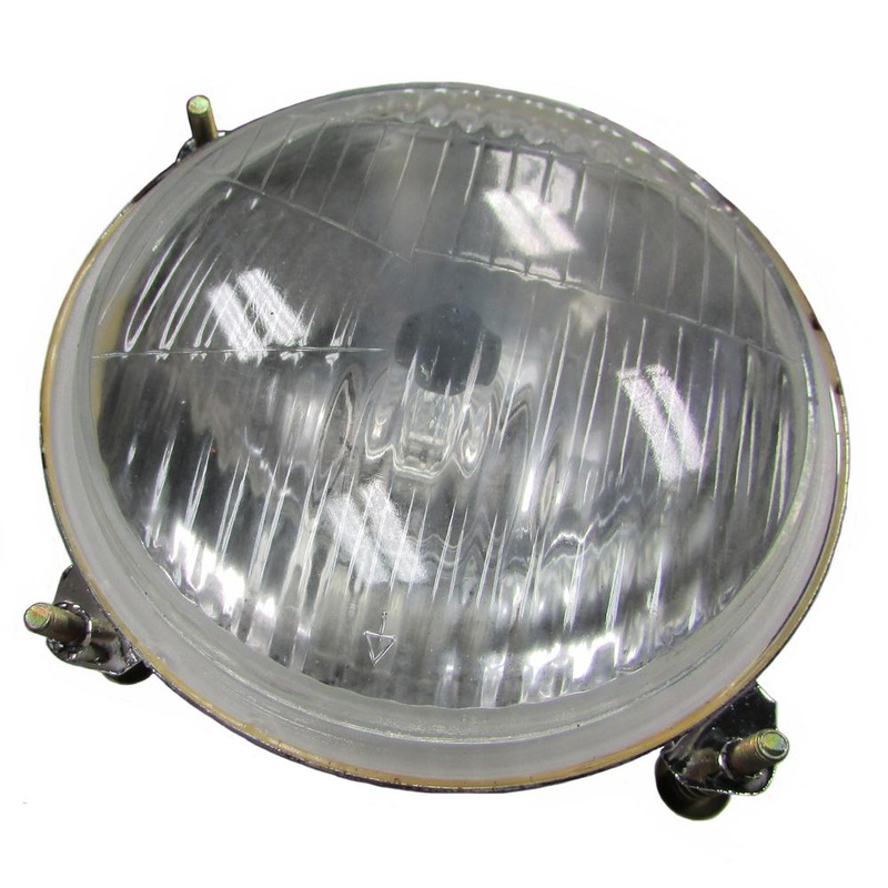 Headlight 12V LH Round 230 50 285 265 175 135 240 165 290 Fits Massey Ferguson