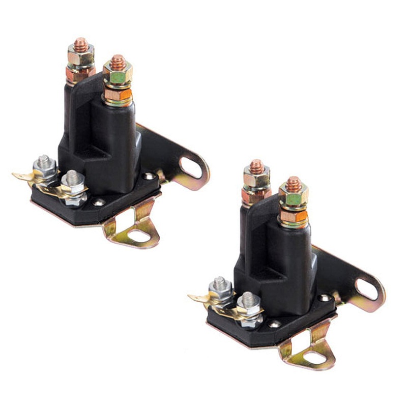 (2) Starter Solenoid Fits Exmark 52" 60" Turf Tracer Floating Deck Walk-Behind