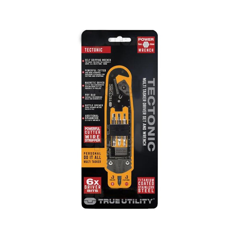 S.162681 TECTONIC, Tasker Driver Set & Wrench Multi-Tool