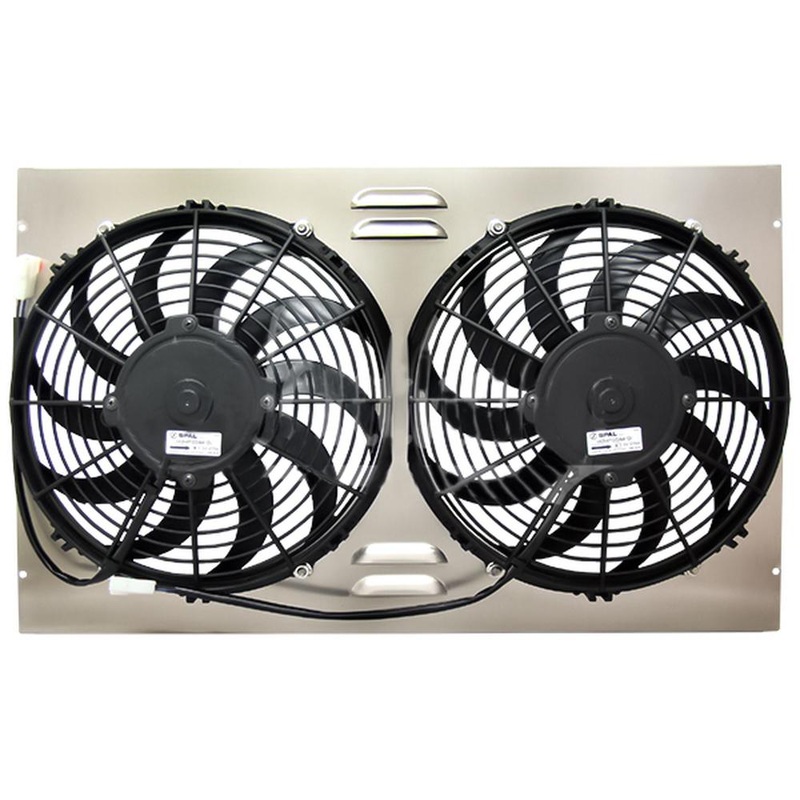 Z40105 Dual 11" Electric Cooling Fan And Shroud  - 15 x 24 1/8 x 2 1/4