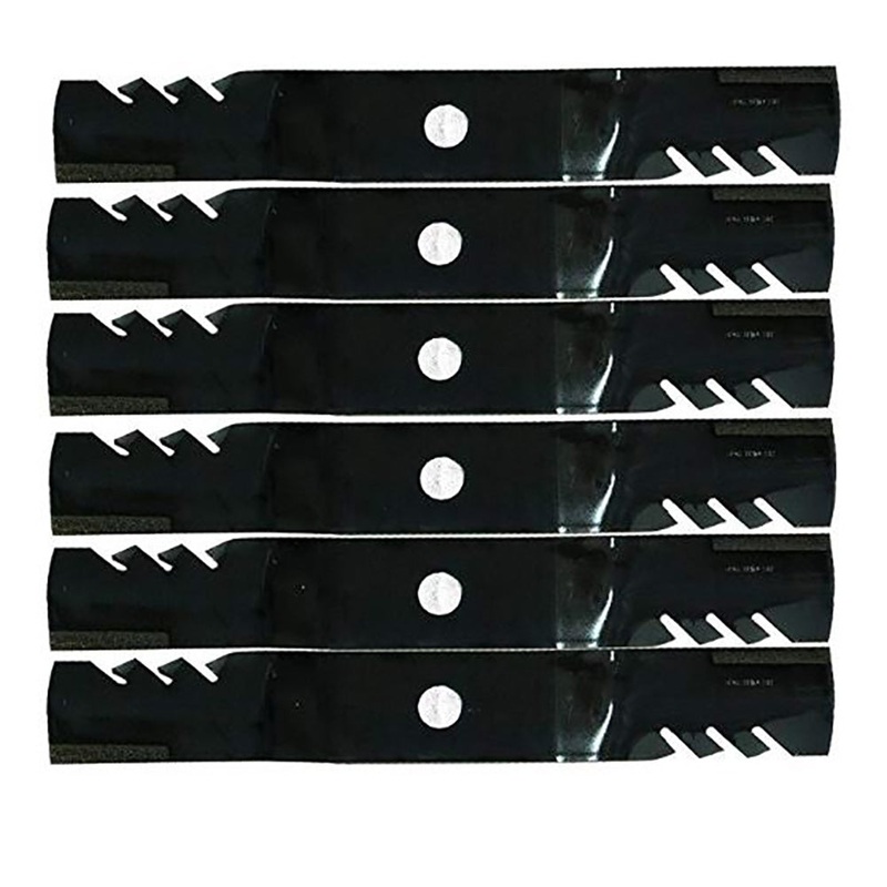 (6) Blades for 60" Fits Kubota ZD21 DZ28 ZD323 ZD326 ZD331 ZG327