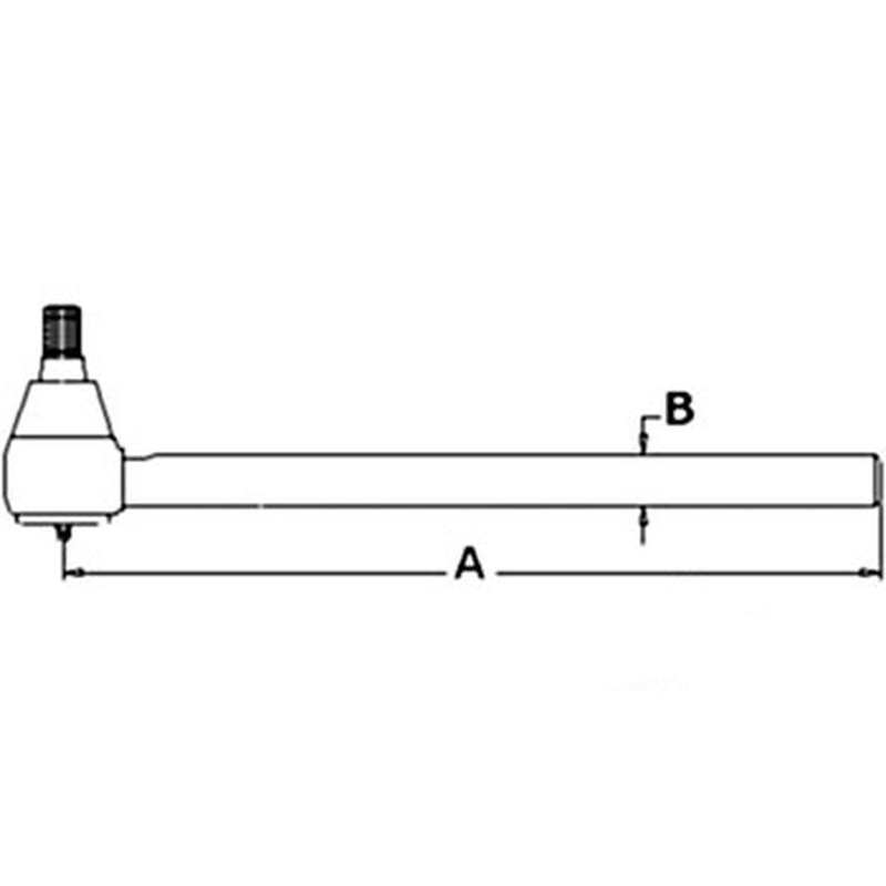 Long Tie Rod Fits 245 253 255 262 270 272 282 344 384 502 602 702 802 02350008
