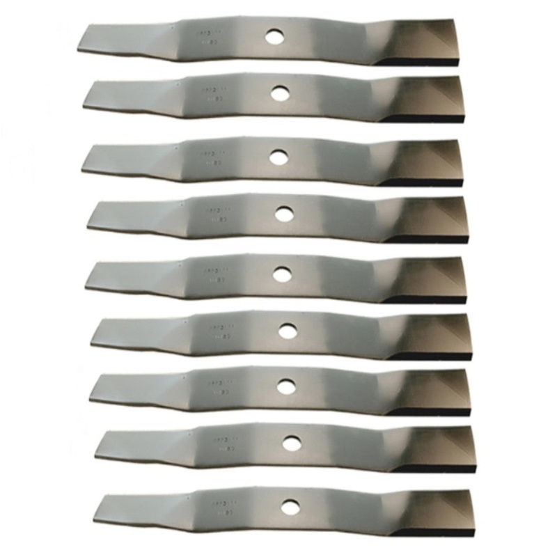 9 Blades Fits John Deere TCU30316 M136195 54" 7 Iron Decks