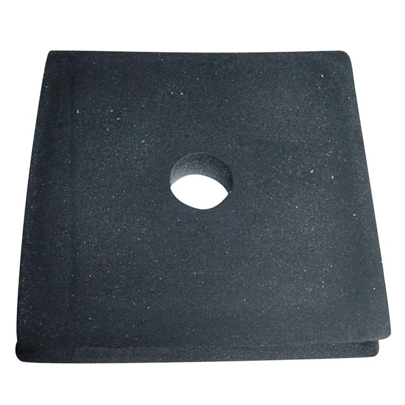 RW0178-43 Square Rubber Mount Pads,  2" x 2" x 1/4