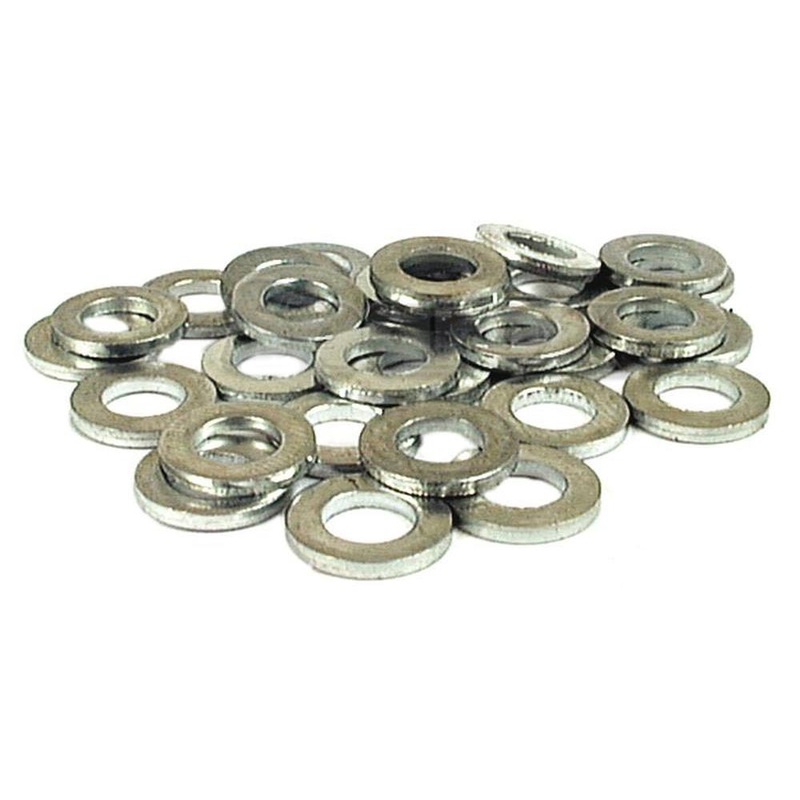 S.6834 Flat Washer ID: 6.4mm OD: 12mm THK: 1.6mm (Din 125A) Fits Massey Ferguson
