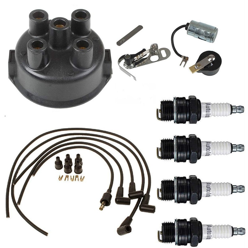 Complete Tune Up Kit for Minneapolis Moline Tractors w/ Fits Delco Clip Held Dis