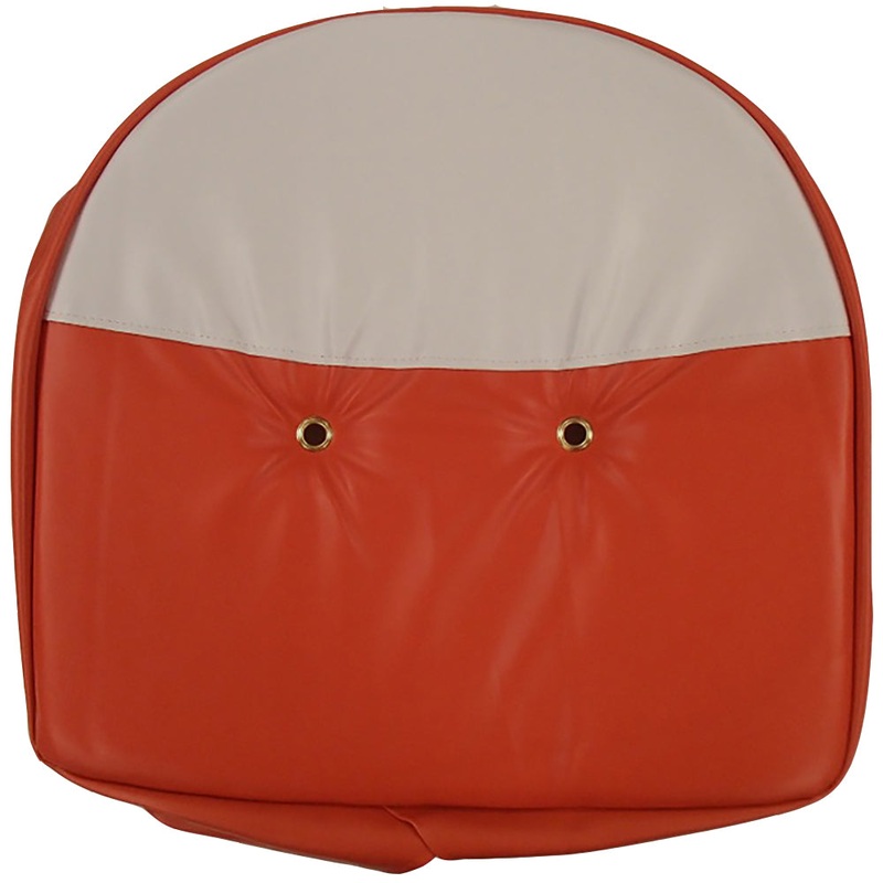 Universal Cushion Seat Cover Orange White For Mower Farm Tractor Fits Allis-Chal