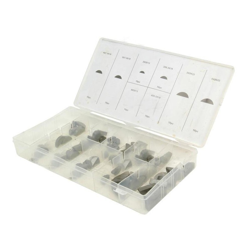 S.29903 Woodruff Keys - Assorted (80 pcs. Handipak) Din 6888