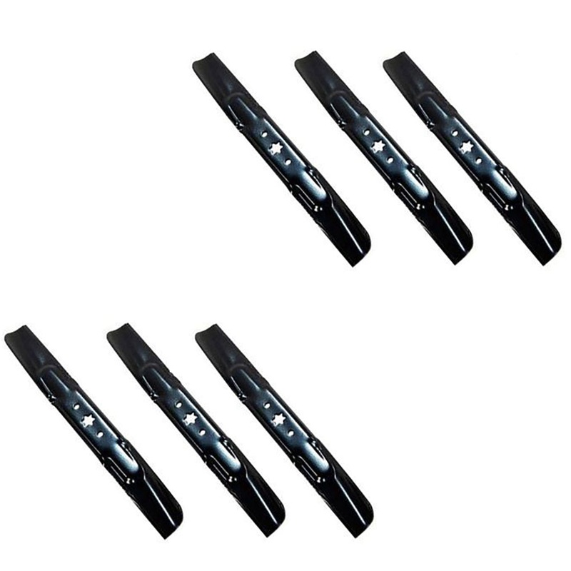 Set of (6) 54" Lawn Mower Blades Fits Cub Cadet RZT 742-05056A 942-05056A