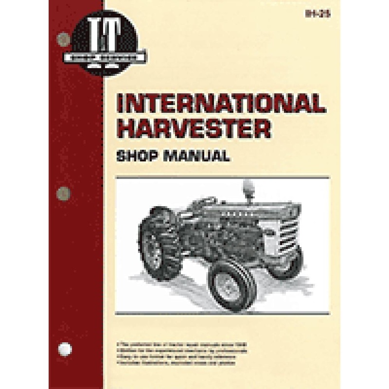Fits International I&T Shop Manuals Fits International Harvester IH25 460 560