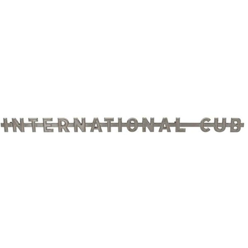 R7419 Fits International Fits Cub" Side Emblem Fits IH / Fits FARMALL