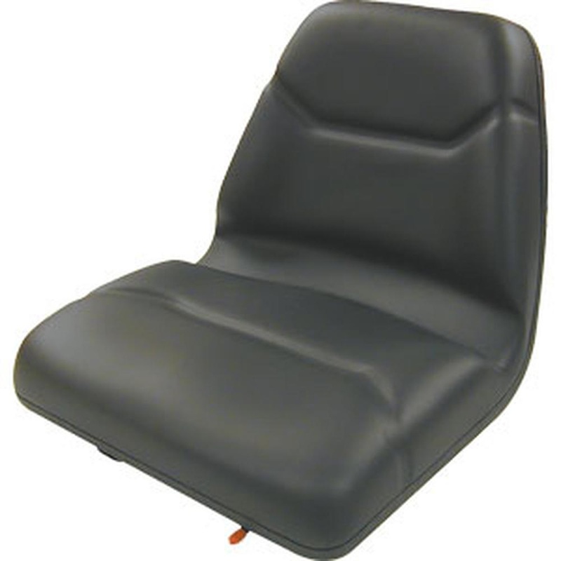A-TMS111BL-AI Seat, Michigan Style, w/ Slide Track, Deluxe Cushion, BLK
