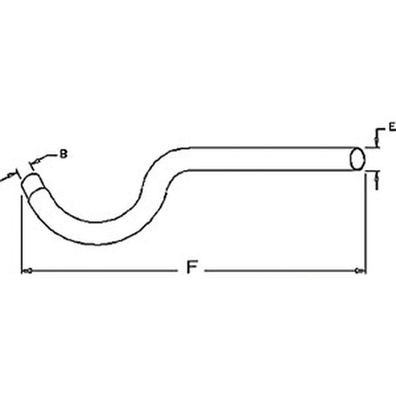 Exhaust Pipe Muffler for Oliver 550 Tractor Super 55 Stanley White 2-44