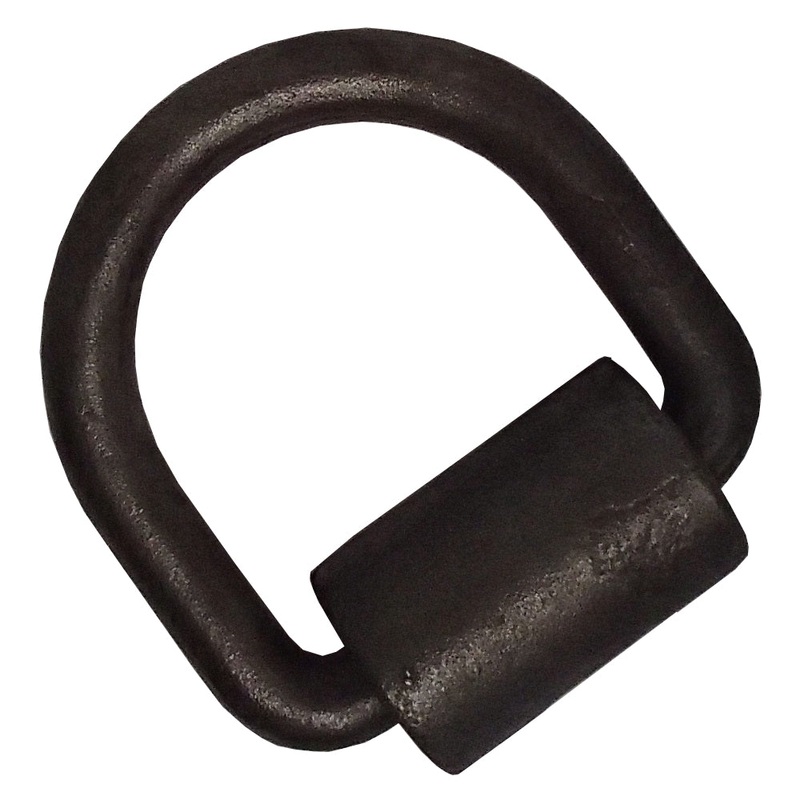 1/2" D Ring Weld-On Flatbed Truck Trailer Ratchet Strap Cargo Tie Down Lashing
