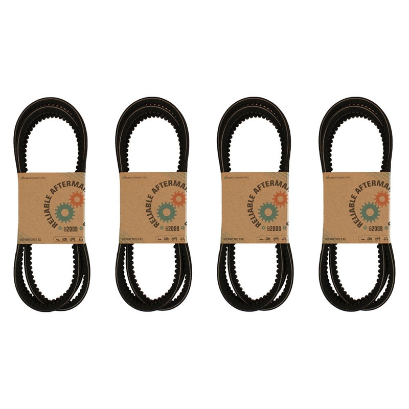 AE55671 Set of 4 Cogged Drive Belts Fits John Deere Disc Mower 265 275 112B N D