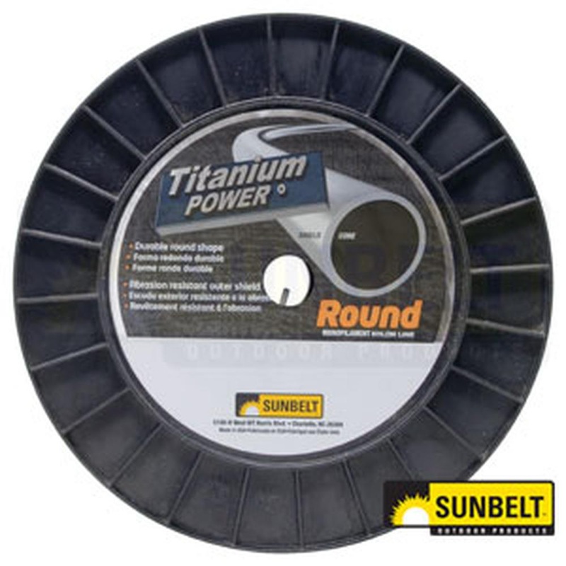B133095 Titanium Power Trimmer Line, .095" round