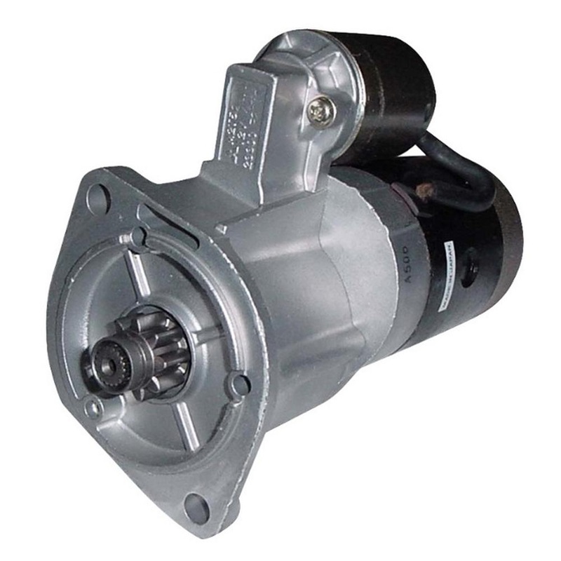 HM1905806 Starter - New, 12V, OSGR, CW, Aftermarket Hitachi Fits Massey Ferguson