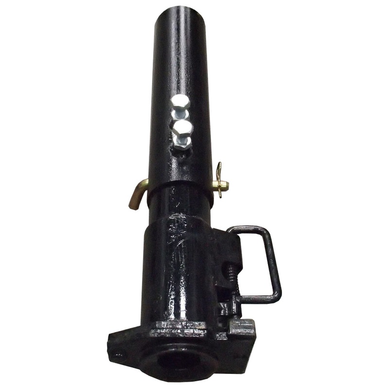 25K Adjustable Round Gooseneck 2-5/16 Inch Coupler