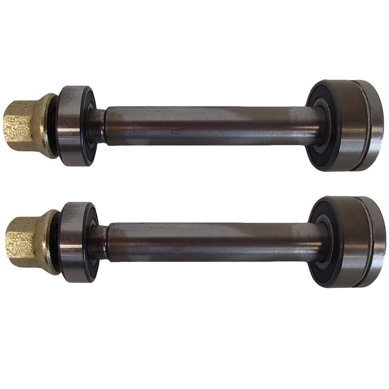 2PK Spindle Shaft Kit Includes Bearings and Nuts Replaces 137645 137646 285-464