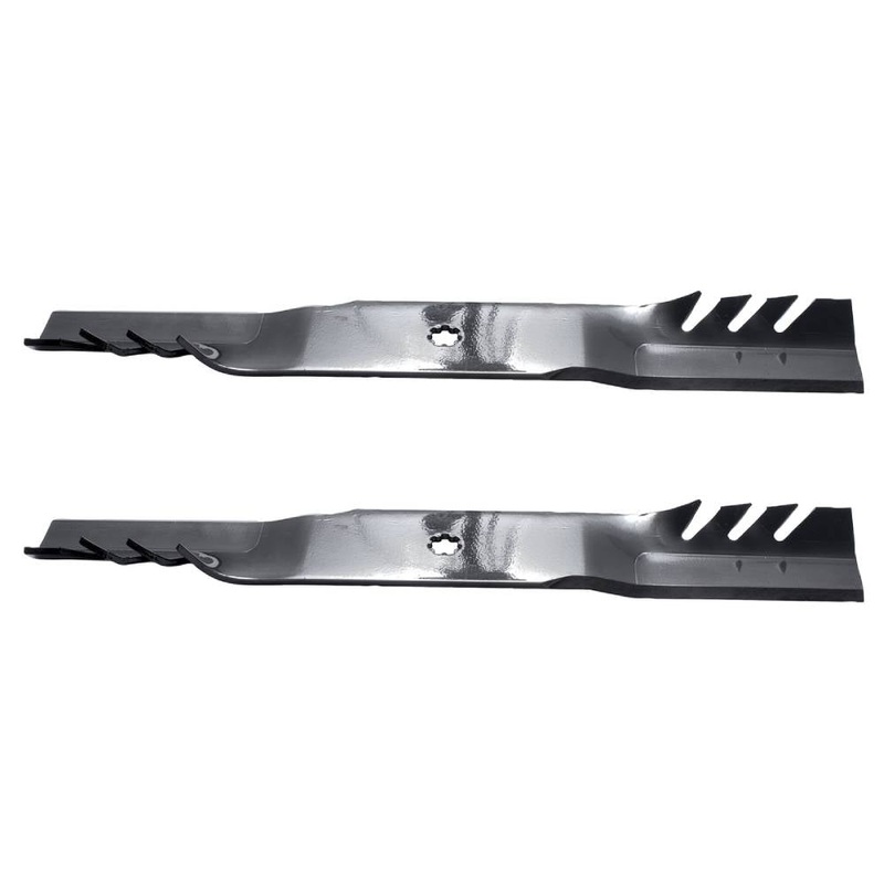 2PK Blades Fits John Deere AM137327 M154061 LA102 LA120 X300 X304 42"