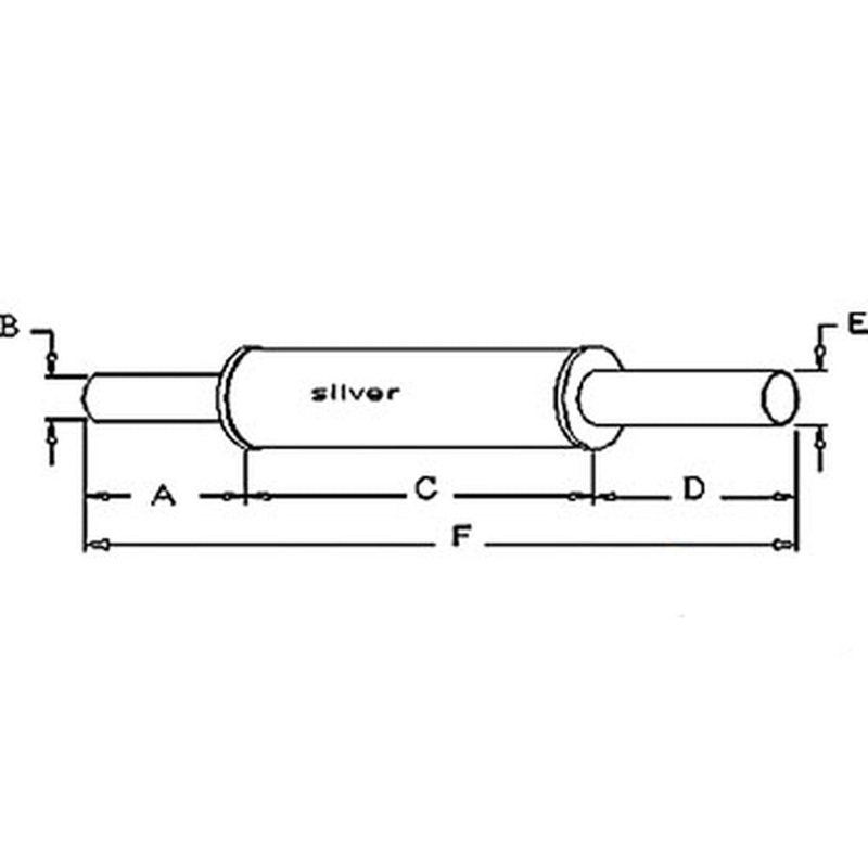 Muffler Fits International B275 B414 3109793R91
