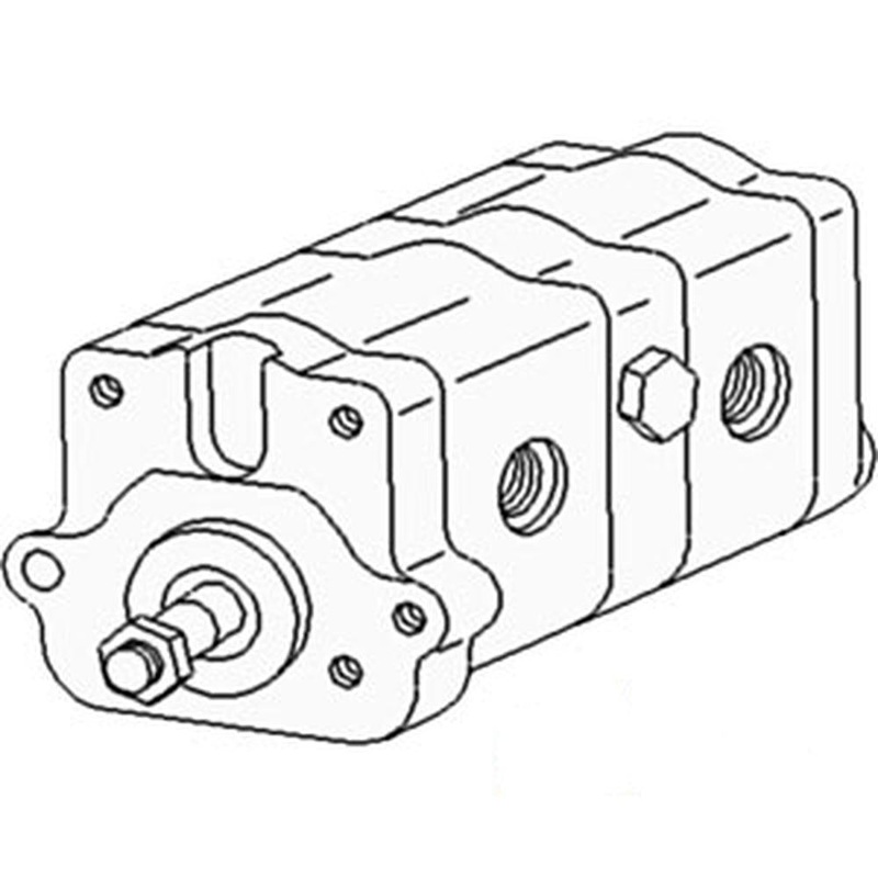 Tandem Hydraulic Pump, 3597706M1 - Fits Landini 6530, 6560, 7530, 7560 +